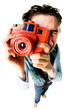 Funny photographer