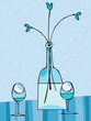 Blue still life