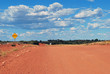 Australian desert track Australian desert track