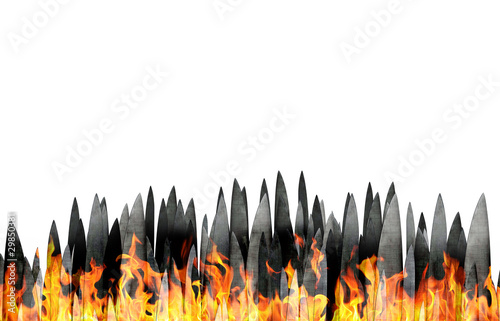 Photo: Blades and fire Blades and fire