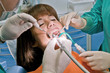 Cure dentali su paziente