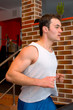 Photo: Man running on the treadmill Man running on the treadmill