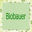 schild, plakat, begriff: biobauer