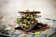 Chocolate with pistacios
