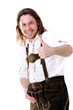 Mann am Oktoberfest