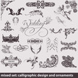 calligraphic design and ornaments