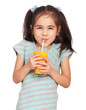 Foto: Girl drinking juice Girl drinking juice