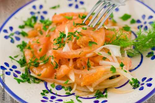 Photo: insalata di pomodoro alla cilena insalata di pomodoro alla cilena