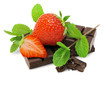 Fraise, Menthe et chocolat