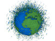 world exploding