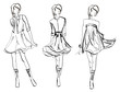 SKETCH. fashion girls