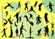 Silhouette circus