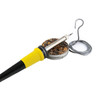 soldering iron resin and solder alloy closeup isolated over whit