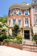Adams Federal Style Red Brick Row House Metal Gate