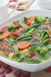 Diet soup with fresh vegetables