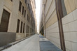 Alley Between Two Modern Office Buildings Alley Between Two Modern Office Buildings