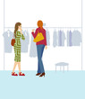 shopping girls