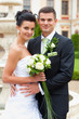Happy young couple married Happy young couple married