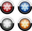 Collection of color web buttons