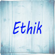 Illustration: schild, begriff::ethik, werte, moralvorstellungen schild, begriff::ethik, werte, moralvorstellungen