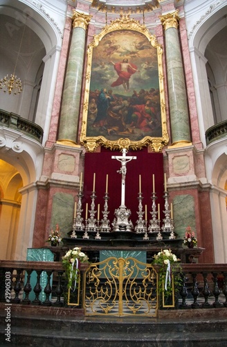Photo: High altar of the baroque Katholische Hofkirche, Dresden High altar of the baroque Katholische Hofkirche, Dresden