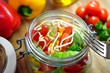 Bunter Salat mit Sprossen