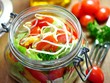 Salat mit Sojasprossen
