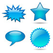 Star logos set