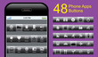 Vector Phone Button Set Vector Phone Button Set