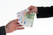 Hände mit Geld