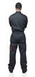 manual worker back view