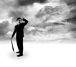 Photo: Businessman looking out Businessman looking out