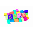 Sale color blocks Sale color blocks
