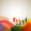 Colour abstract background for design. A vector illustration Colour abstract background for design. A vector illustration