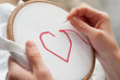 Foto: heart embroidery heart embroidery