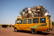 Loaded African min van Loaded African min van