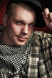 Portrait of young hip hopper Portrait of young hip hopper