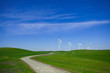 Wind Farm with blue sky