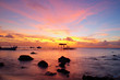 Pier with sunset