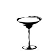 stylized wine glass for fault stylized wine glass for fault