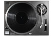 Vinyl record on turntable Vinyl record on turntable