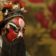 Chinese traditional opera actor with painting face Chinese traditional opera actor with painting face