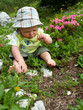 baby boy playing outdoor