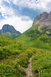Beautiful Caucasian mountains