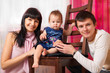 happy family with a child
