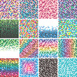 vector set of abstract colorful tile backgrounds vector set of abstract colorful tile backgrounds