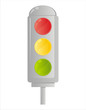 traffic light isolated on white traffic light isolated on white