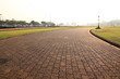 Walk way in the park Walk way in the park