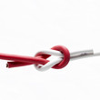 Nodo bianco e rosso