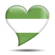 Corazon brillante bandera Andalucia Corazon brillante bandera Andalucia